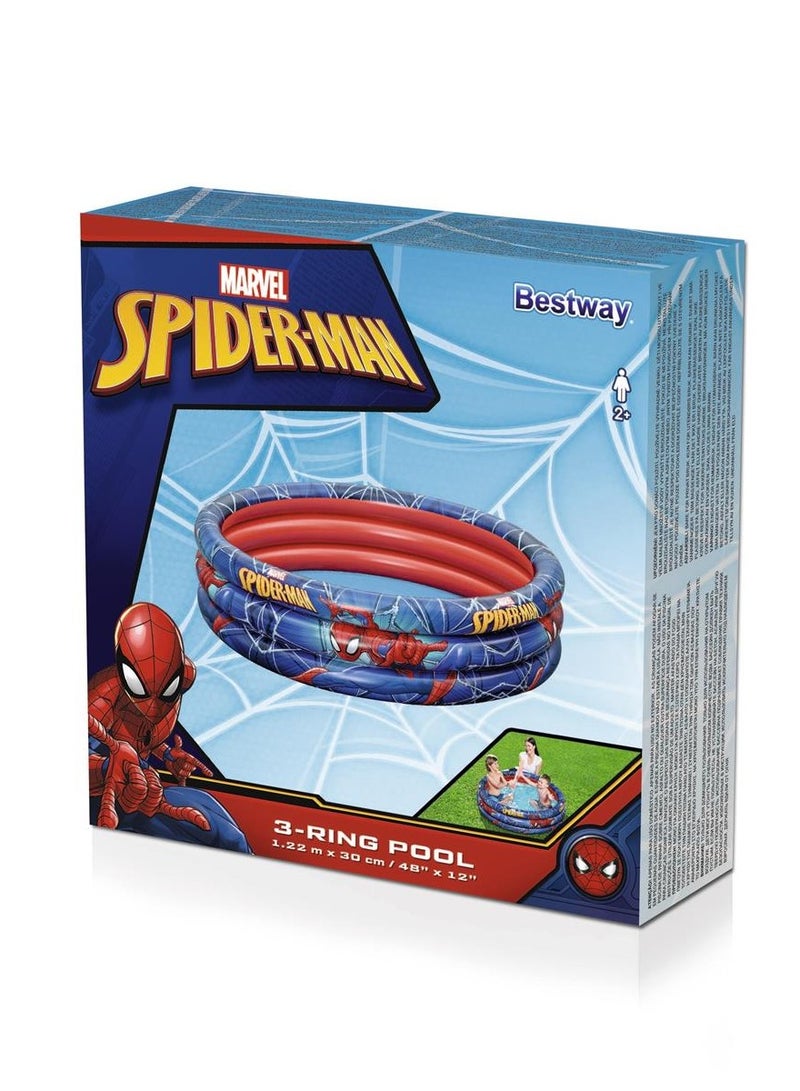 Spiderman Inflatable 3-Ring Pool 48x12 inch