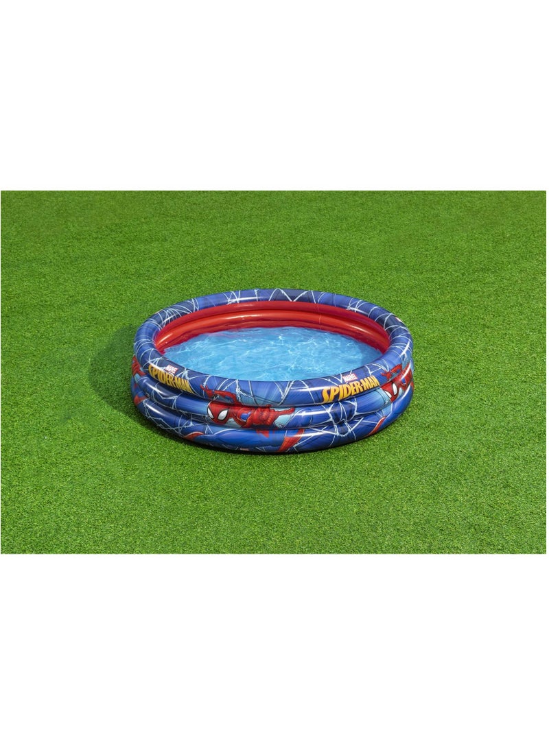 Spiderman Inflatable 3-Ring Pool 48x12 inch