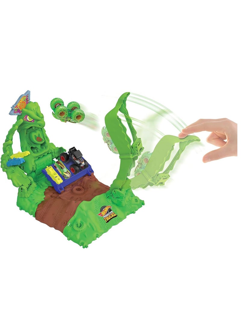 HotWheels Monster Trucks Arena Gunkster Ooze Battle