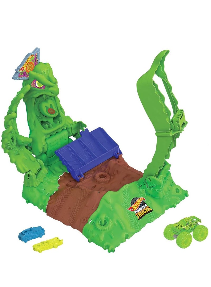 HotWheels Monster Trucks Arena Gunkster Ooze Battle