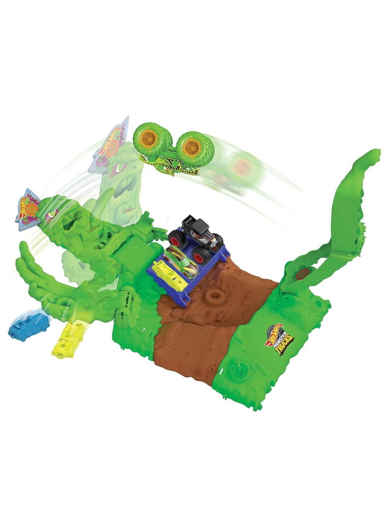 HotWheels Monster Trucks Arena Gunkster Ooze Battle