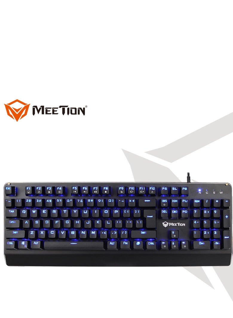 Meetion MK01 Classic original design, Full key Anti-ghosting, 12 Multimedia Shortcuts, USB braided cable, Plug & Play, System Compatible RGB Mechanical Keyboard