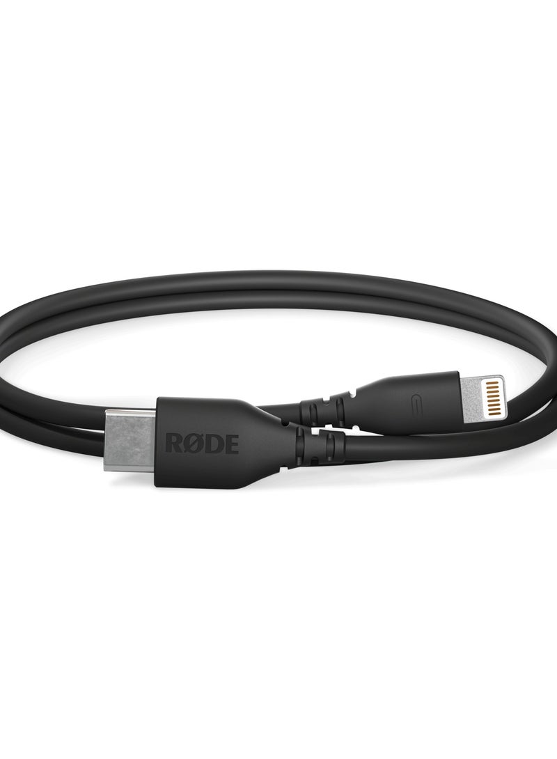 0.3m Usbc To Lightning Accessory Cable IOS SC21 Black