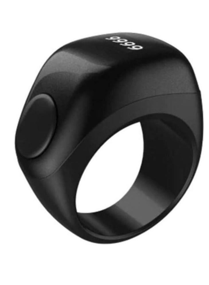 Smart Tasbih Plastic Zikr Lite Ring Black