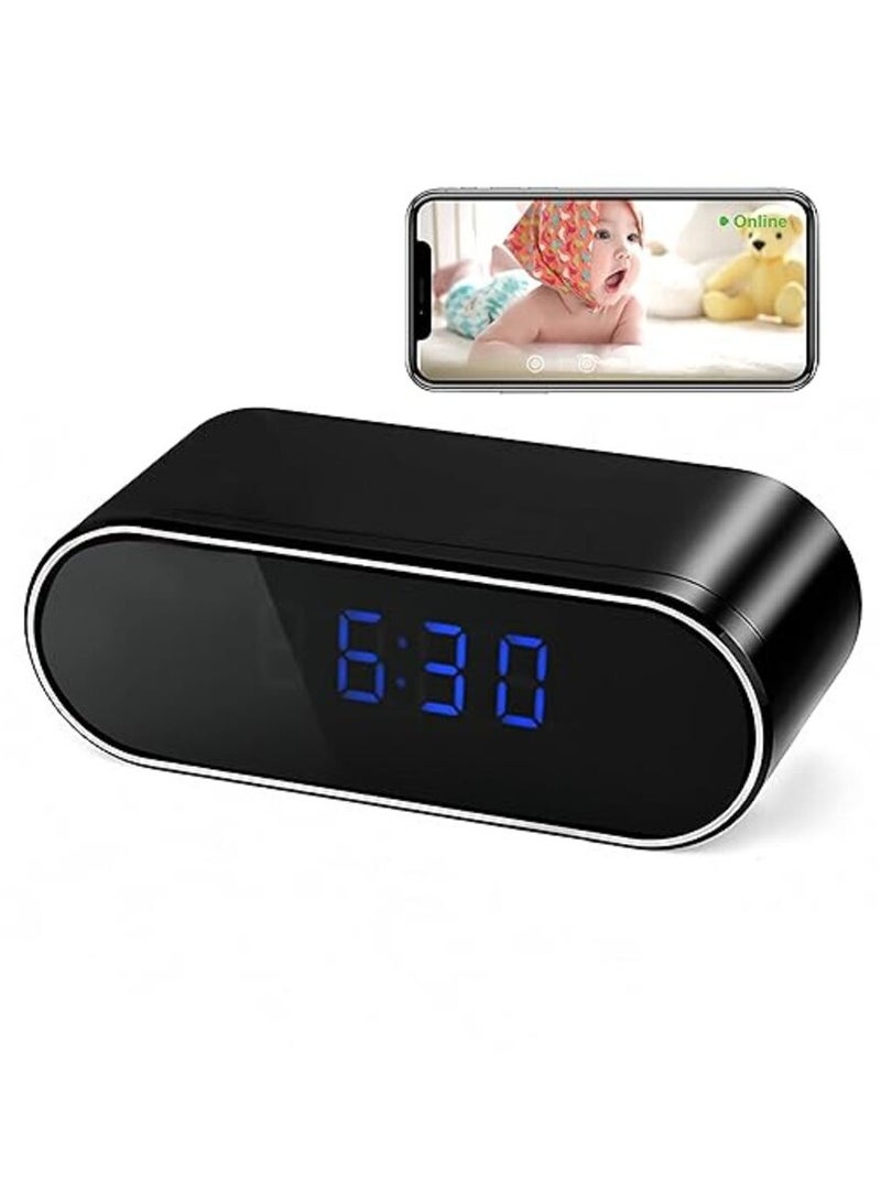 HD Wi-Fi Clock Camera,1080P Wireless Covert Indoor Home, Office Security Surveillance Audio Video Recorder Cameras