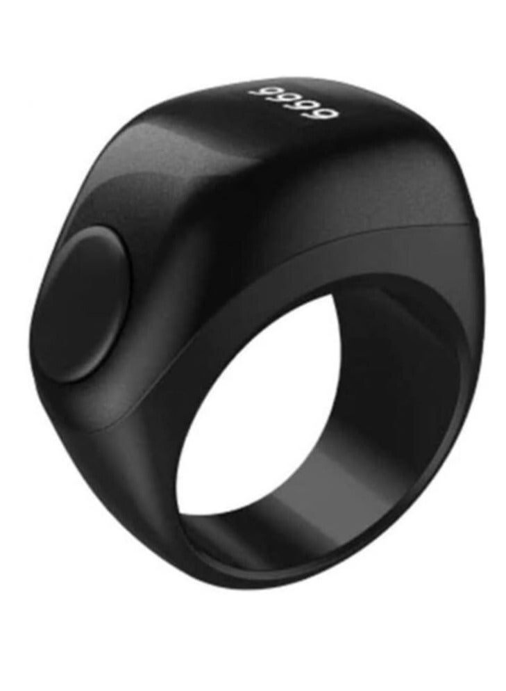 Smart Tasbih Plastic Zikr Flex Ring Black