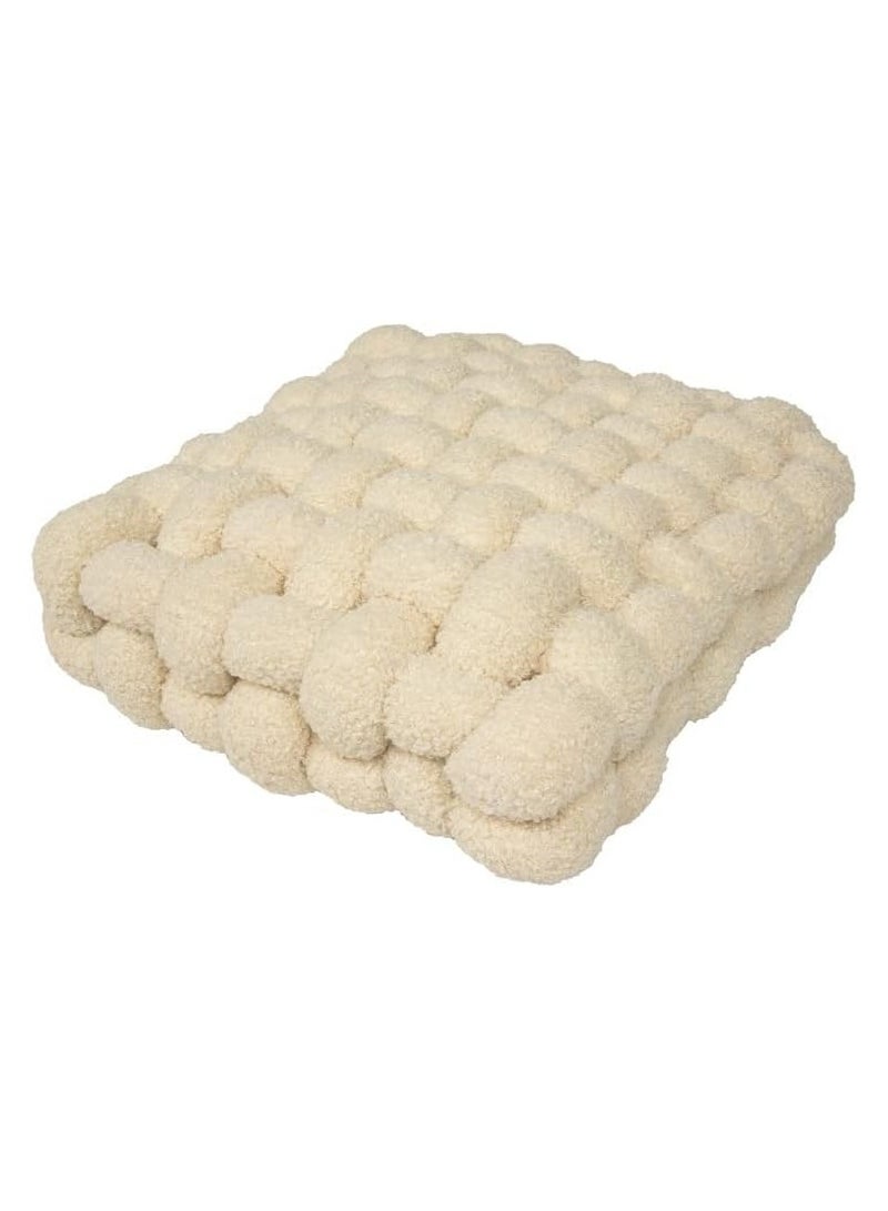Soft Knot Pillow, Handmade Knot Cushion Decor for Sofa, Living Room, Bedroom, Office for Family, Kids