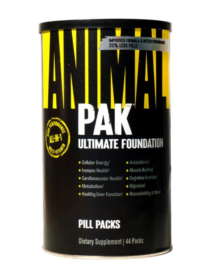 Animal Pak ,Ultimate Foundation, Pill Packets,44Packets
