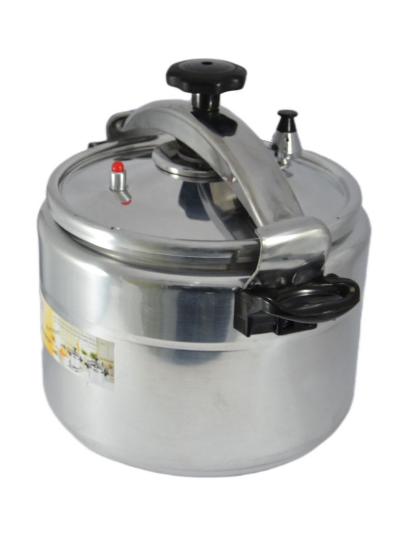 Aluminium Pressure Cooker 32cm - 20 Liter Capacity - Silver