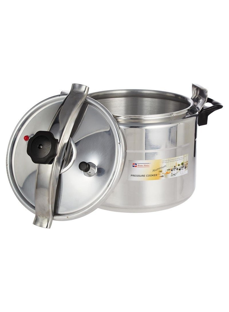 Aluminium Pressure Cooker 32cm - 20 Liter Capacity - Silver