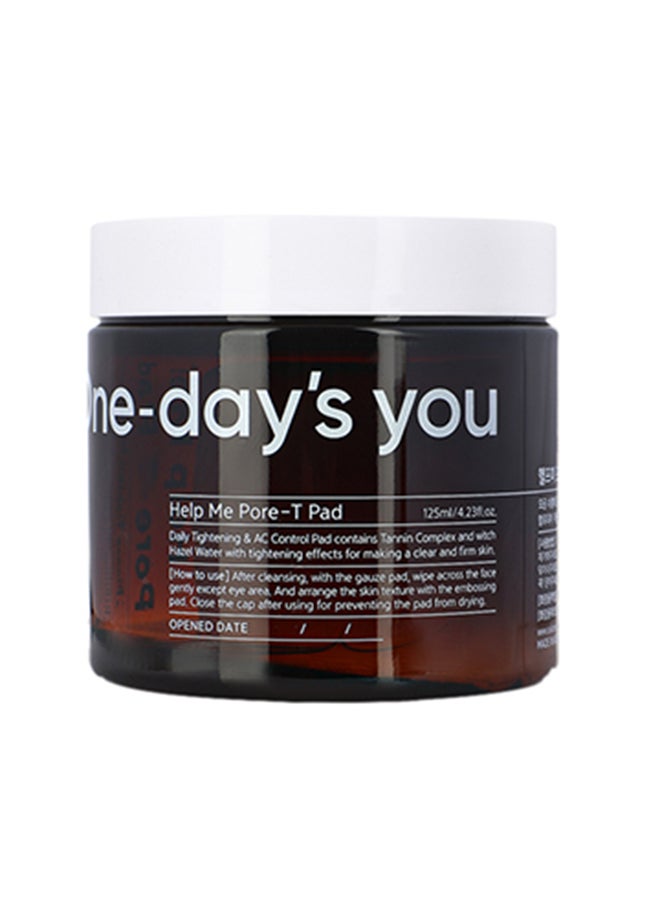 One Days You - Help Me Pore_x0002_T Pad 60 Pads/125 Ml