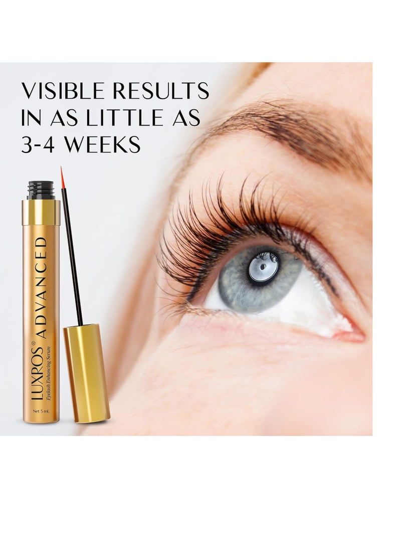 Eyelash Growth Serum: Get Thick, Strong Lashes in Just 3-4 Weeks with Our Plant-Based Eyelash Growth Serum - No Parabens - Made in USA (5 ML)