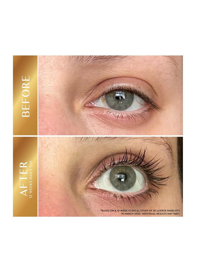 Eyelash Growth Serum 5 mL: Get Thick, Strong Lashes in Just 3-4 Weeks with Our Plant-Based Eyelash Growth Serum - No Parabens - Made in USA