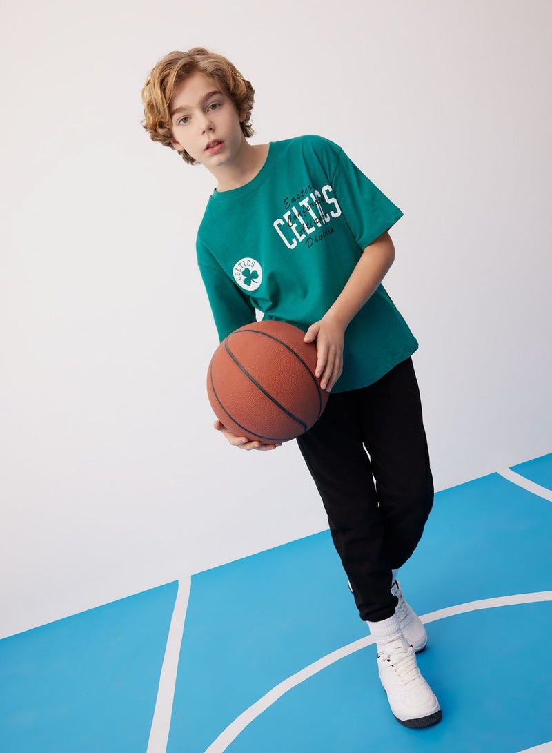 Oversize Fit Boston Celtics Licensed Short Sleeve