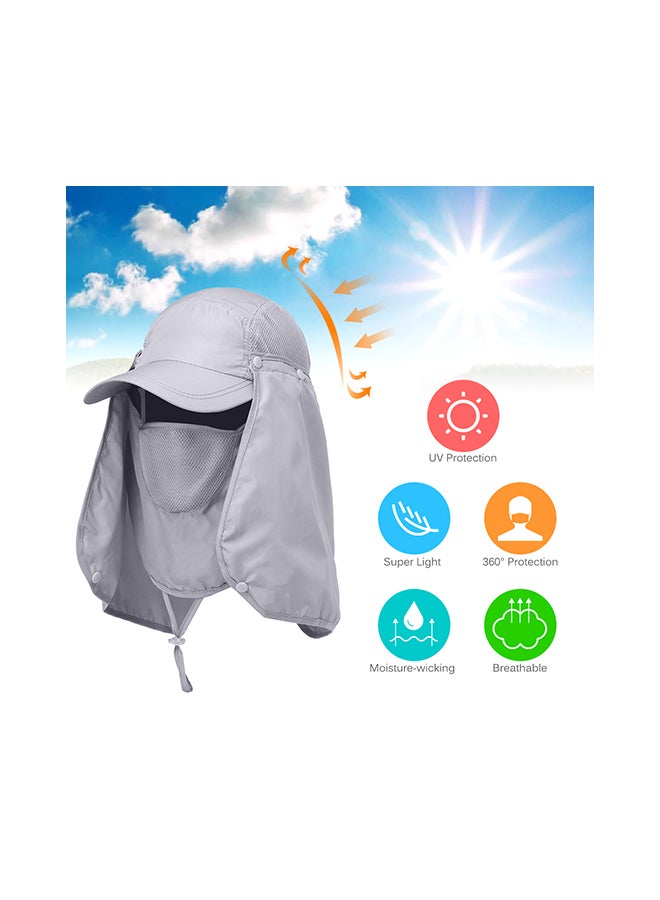 Outdoor Sports Hiking Visor Hat For Sun Protection 58cm