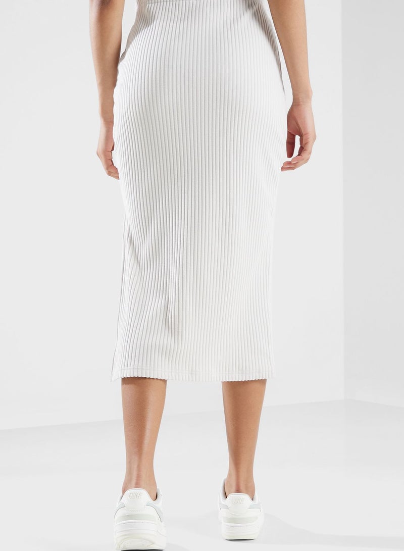 Nsw Ribbed Knit Skirt