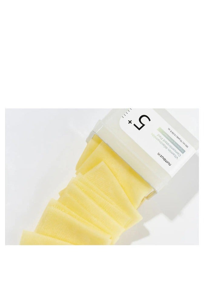Numbuzin No.5+ Niacinamide concentrated toner pad Brightening Antioxidant 180 ml / 70 pads