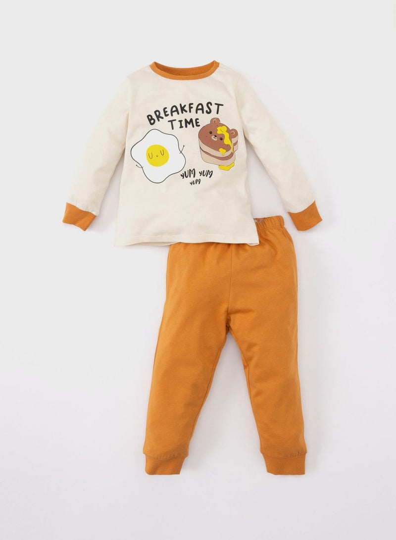 Baby Boy Printed Cotton 2 Piece Pajama Set