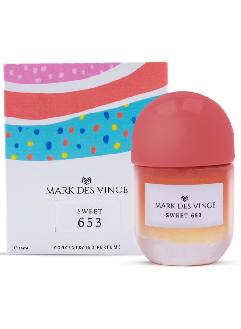Mark Des Vince Sweet 653 Concentrated Perfume 15ML For Unisex