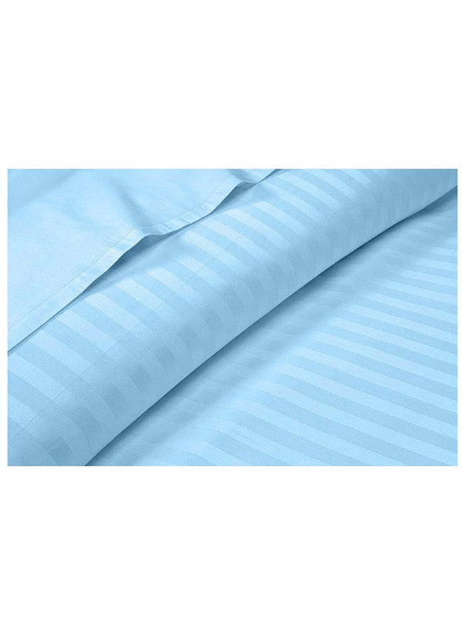 HOTEL COLLECTION SKY BLUE Super King Flat Sheet with 2bPillow Cases 260x280 cm