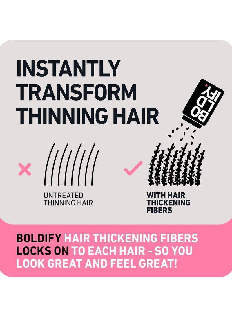 Hair Fibers Completely Conceals Hair Loss Light Brown 28g