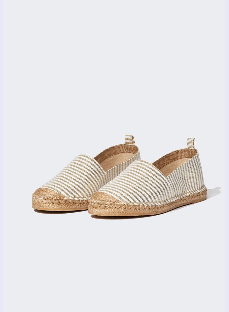 Striped Espadrilles Sand Shoes