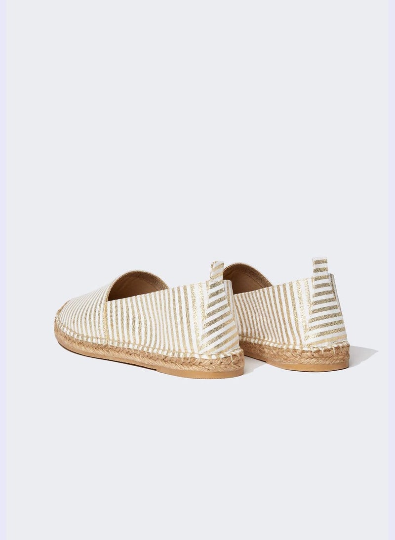 Striped Espadrilles Sand Shoes