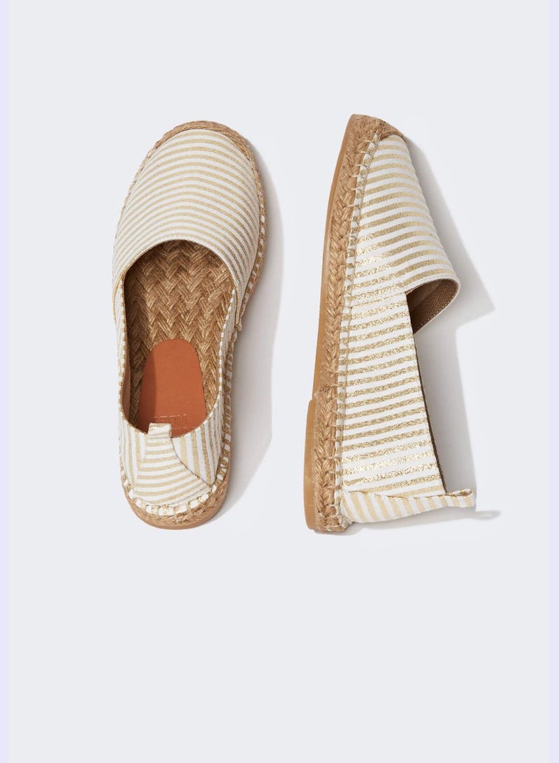 Striped Espadrilles Sand Shoes