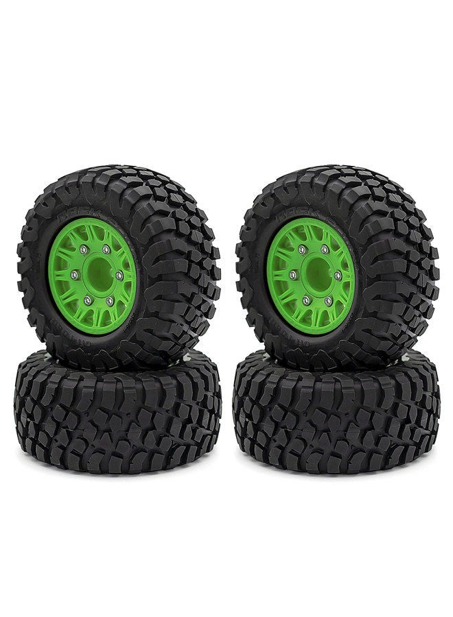 Car Tires with Wheel Rims 4pcs Replacement for 1/10 slash K1 Short Truck
