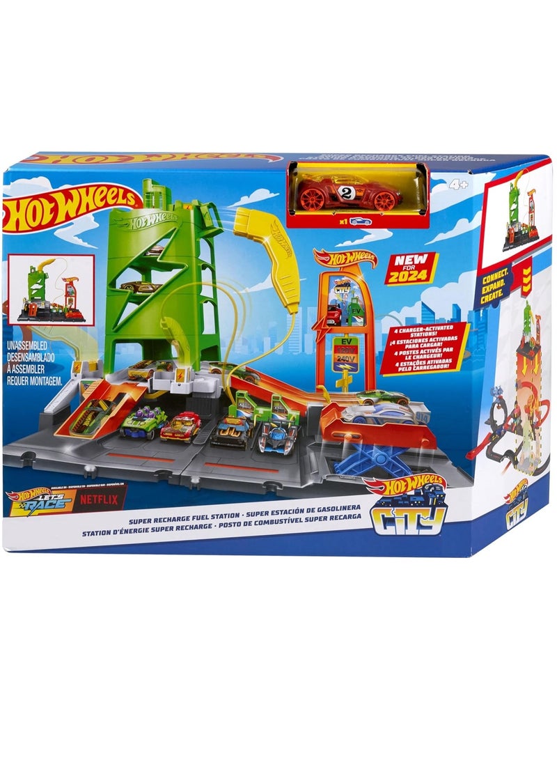 HotWheels Super Recharge Fuel Station Playset