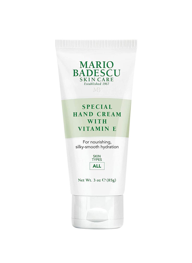 Mario Badescu Hand Cream with Vitamin E, 3 oz | Rose, Lavender, & Unscented