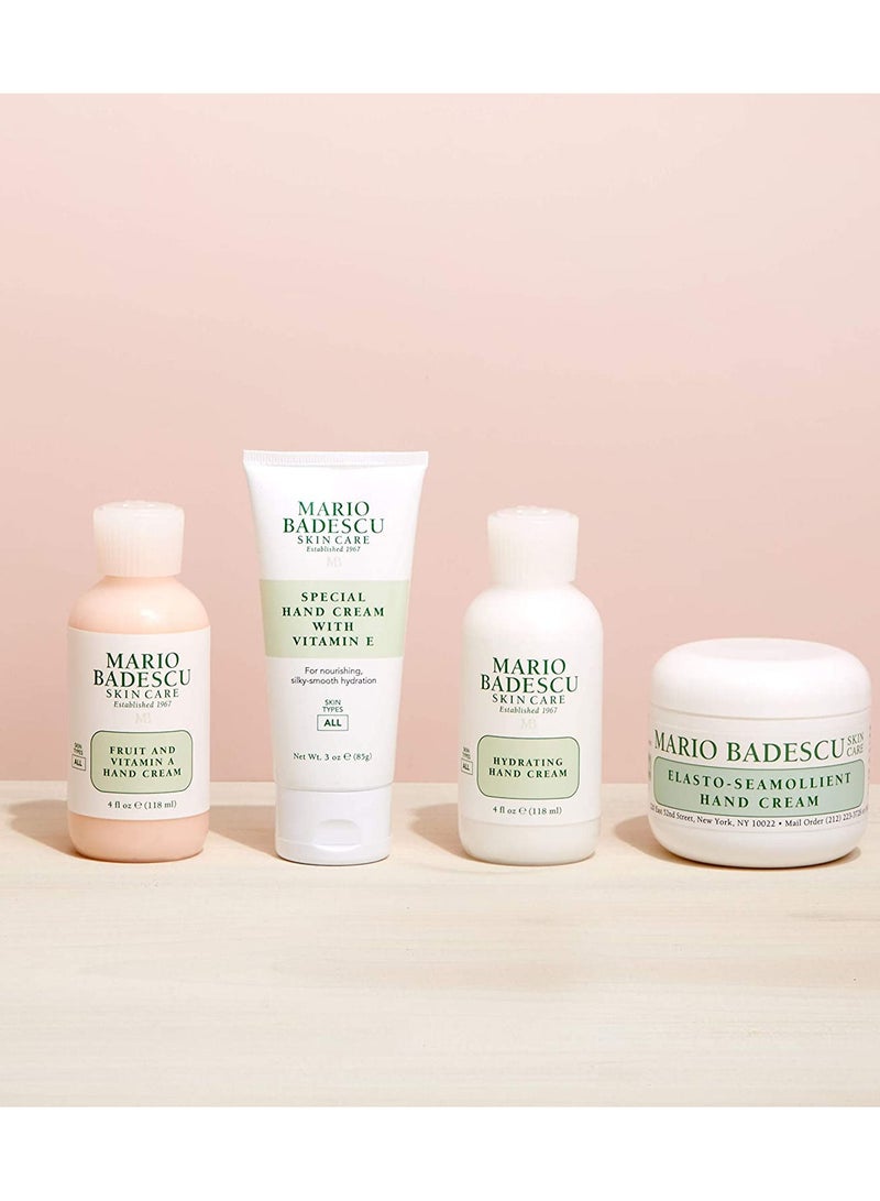 Mario Badescu Hand Cream with Vitamin E, 3 oz | Rose, Lavender, & Unscented