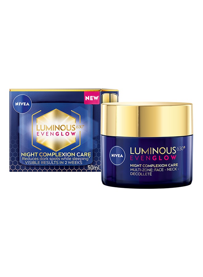 Luminous 630 Even Skin Glow Anti Dark Spot Face Night Cream With Hyaluronic Acid