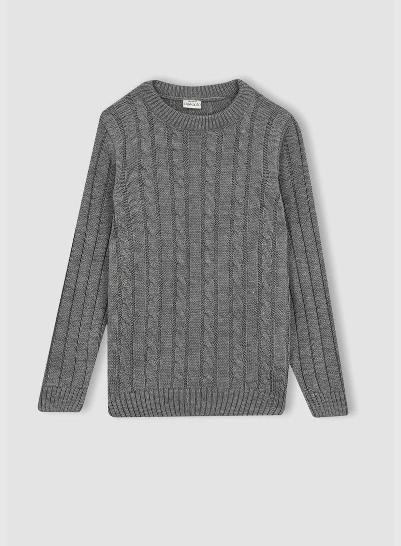 Boy Crew Neck Tricot Pullover