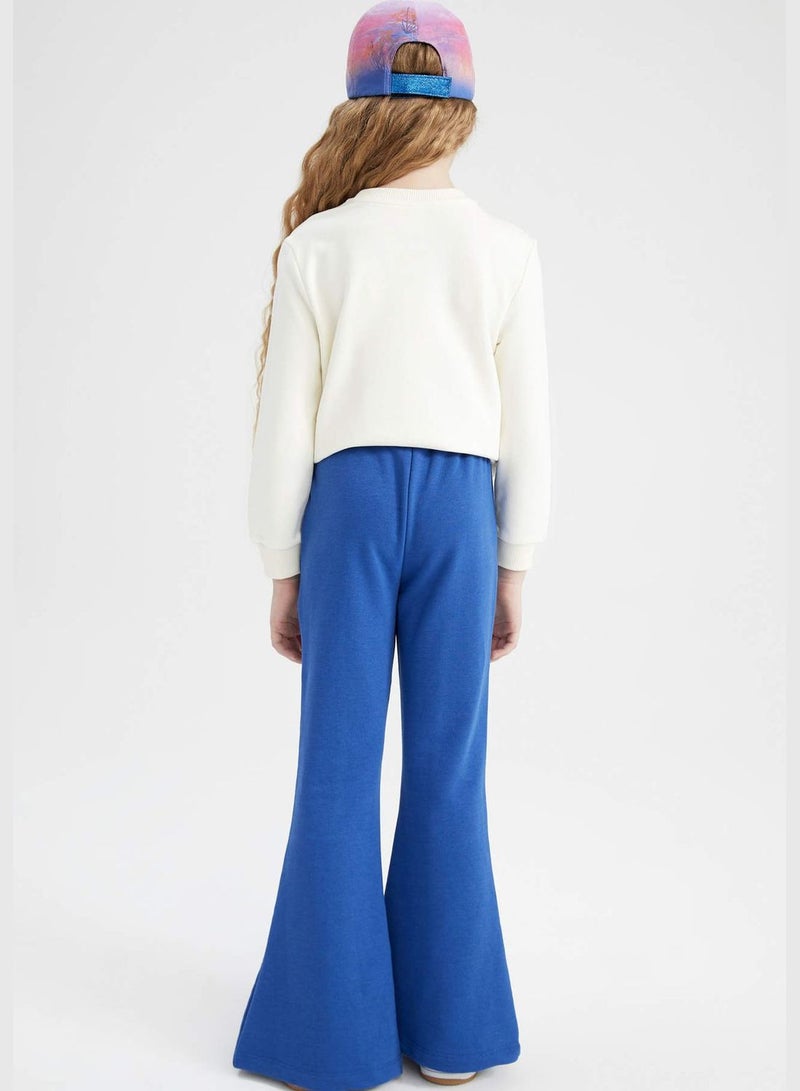 Girl Flare Fit Knitted Trousers