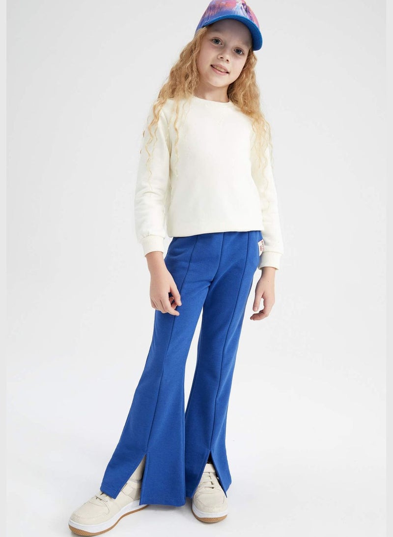 Girl Flare Fit Knitted Trousers