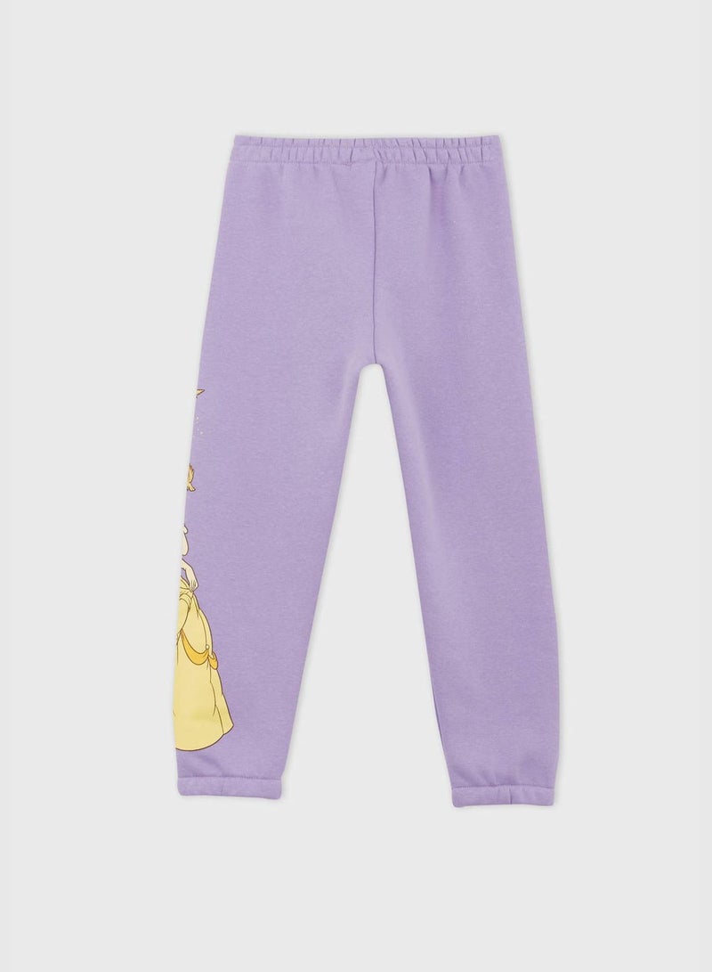 Girl Disney Princess Licenced Jogger Fit Knitted Trousers