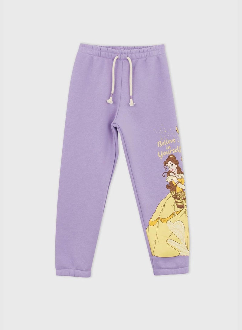 Girl Disney Princess Licenced Jogger Fit Knitted Trousers