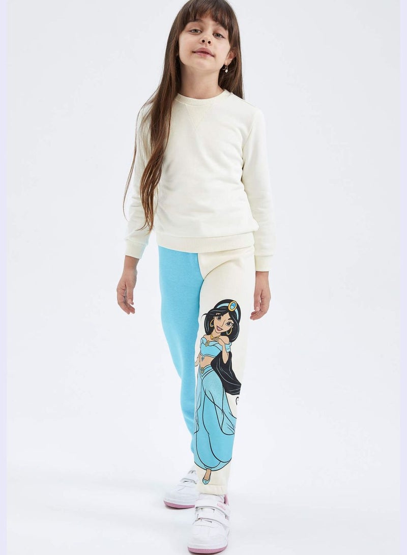Girl Disney Princess Licenced Jogger Knitted Trousers
