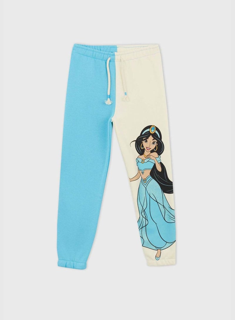 Girl Disney Princess Licenced Jogger Knitted Trousers