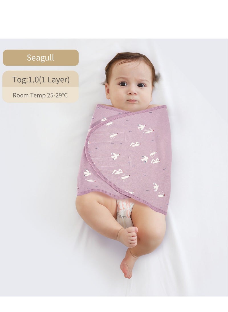 Single Layer Swaddle Wrapped Blanket