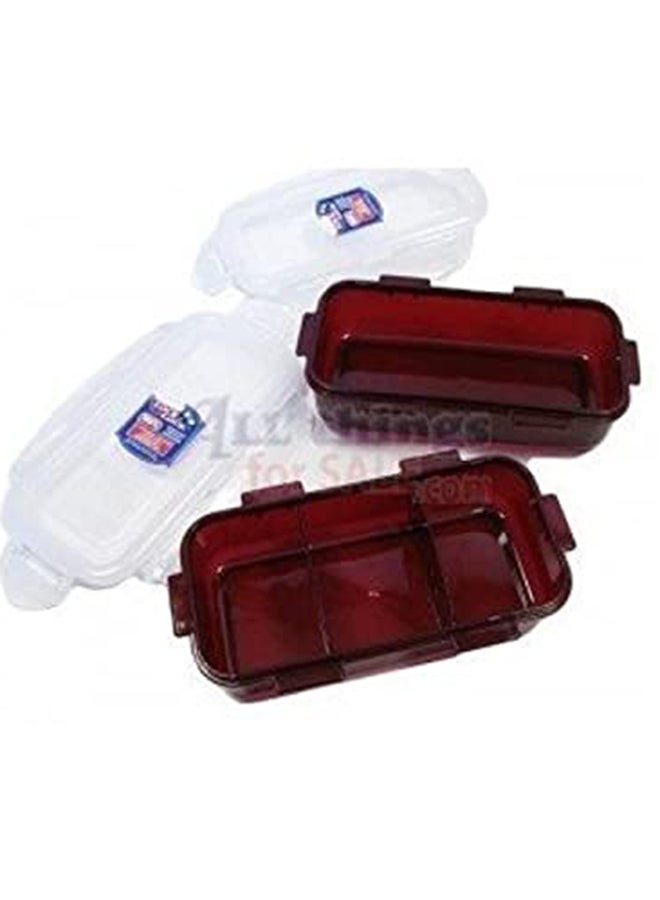 Lunch Bag 3Pc Set Red