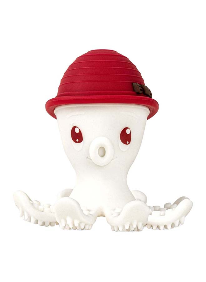 Octopus Teether Toy - Chimney Red