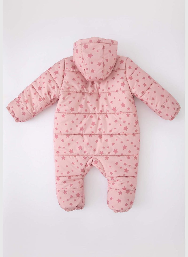 BabyGirl Regular Fit Hooded Long Sleeve Jacket