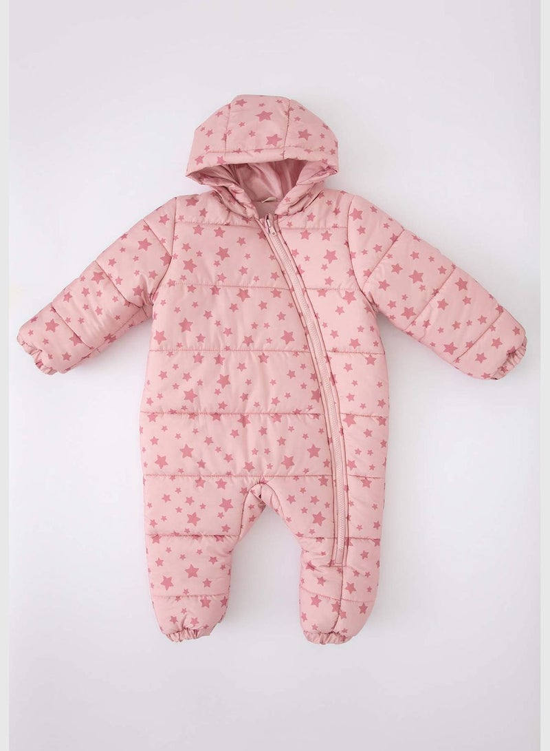 BabyGirl Regular Fit Hooded Long Sleeve Jacket