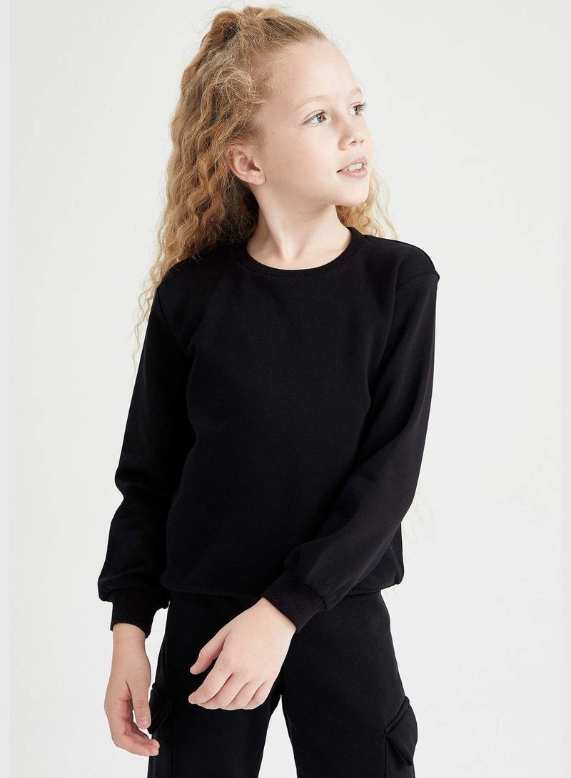 Girl Knitted Sweatshirt