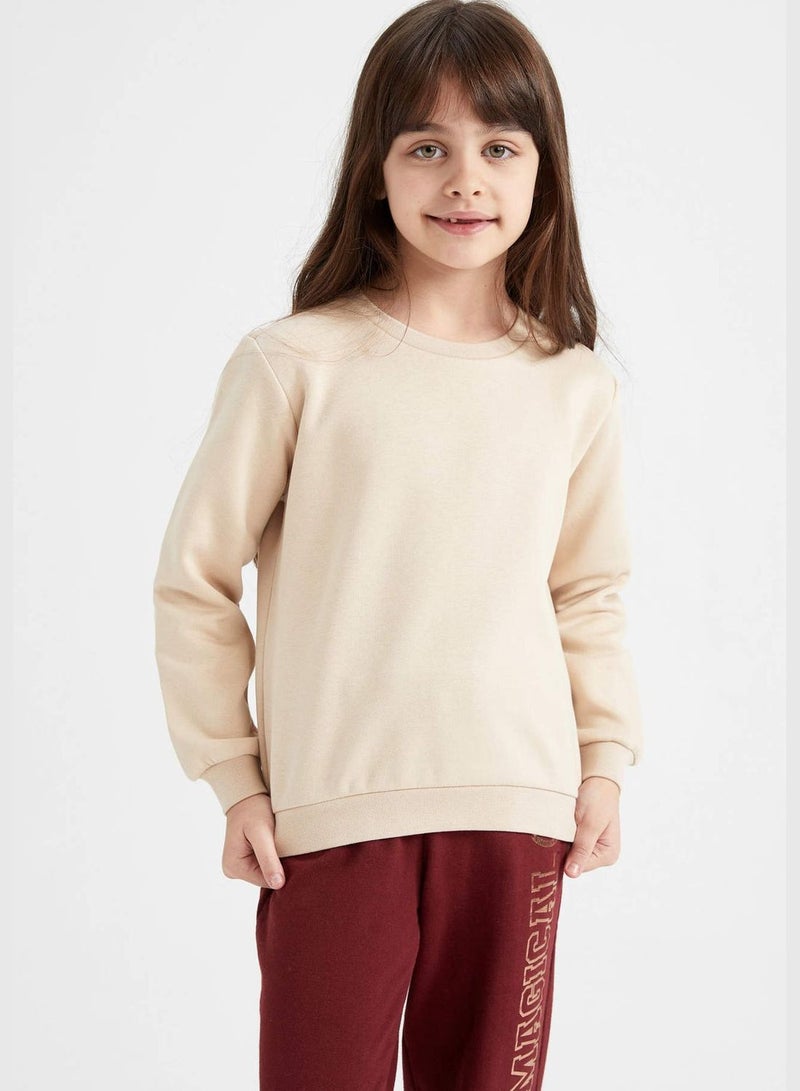 Girl Knitted Sweatshirt