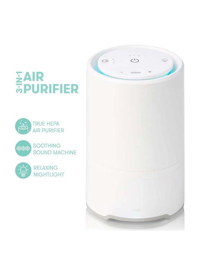 3 In 1 Air Purifier With Sound Machine And Nightlight - UK Plug