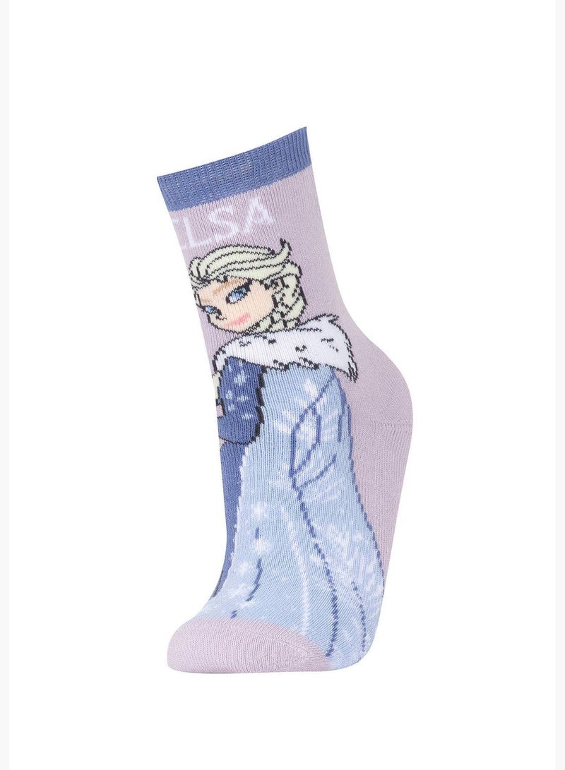 2 Pack Girl Frozen Licenced Socks