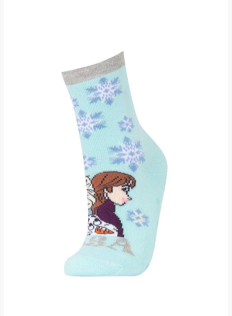 2 Pack Girl Frozen Licenced Socks